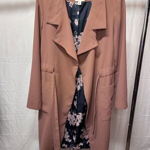 Women's Blush Trench Coat